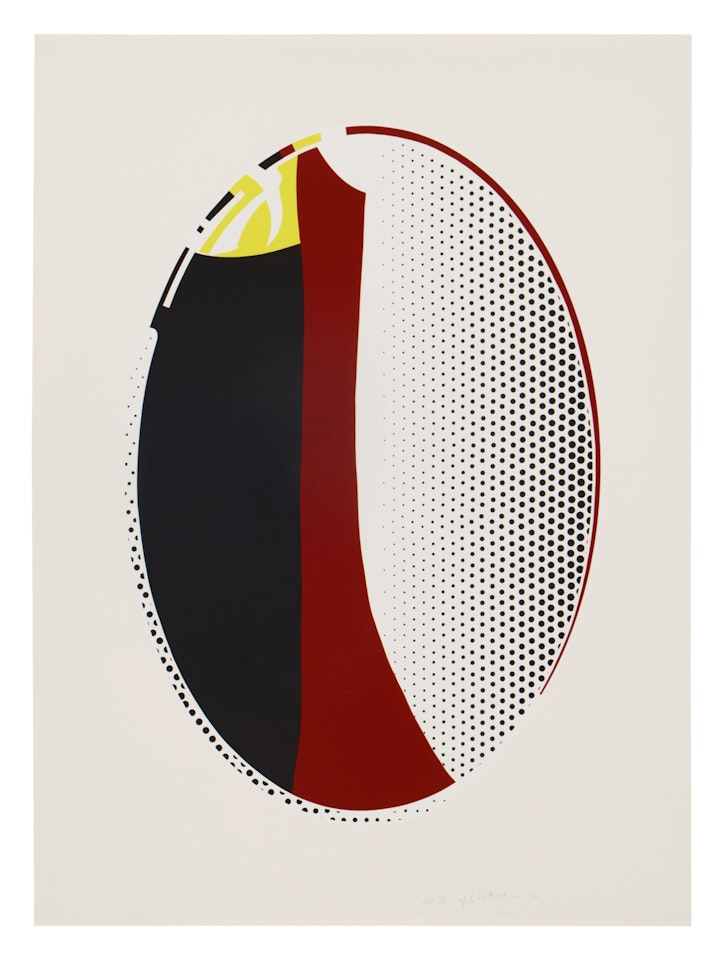 Mirror #6 , from the Mirror series (Corlett 111; RLCR 2038) by Roy Lichtenstein