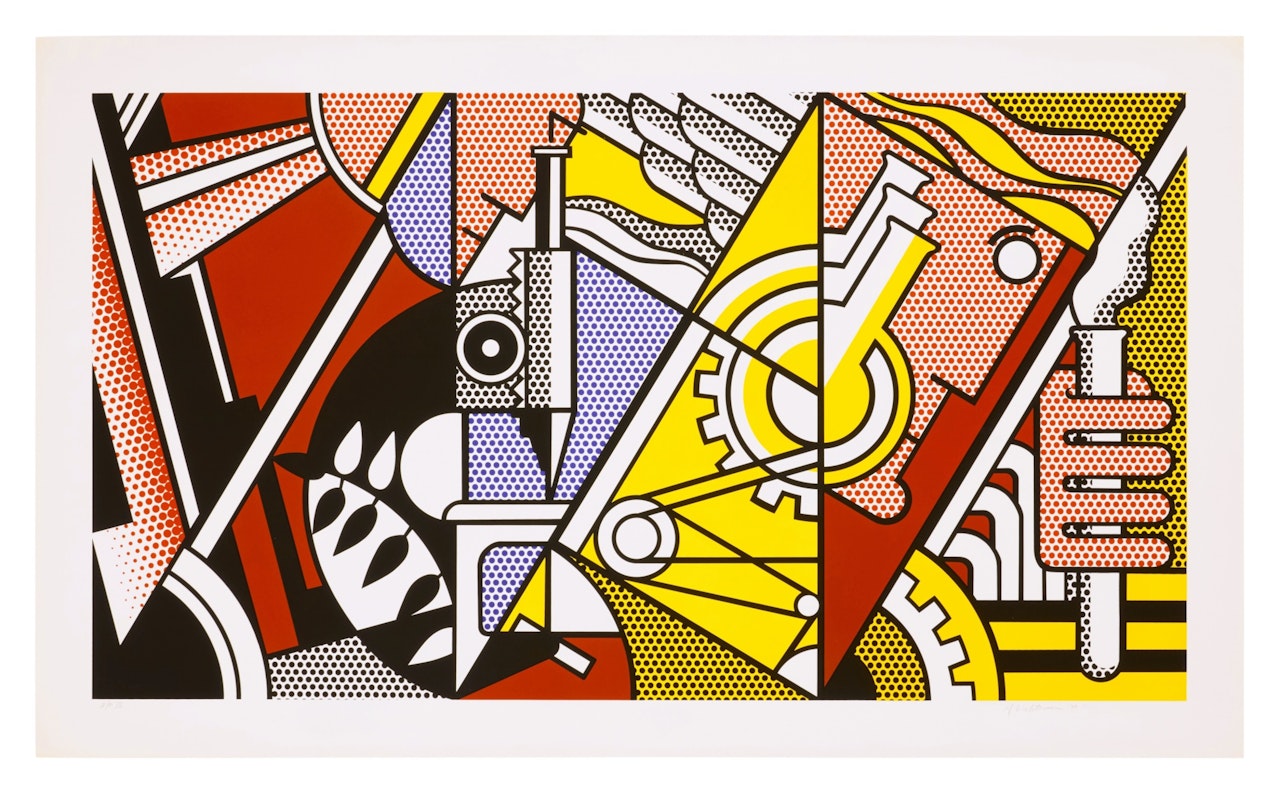 Peace Through Chemistry I , from the Peace Through Chemistr y series (Corlett 96; RLCR 1909) by Roy Lichtenstein