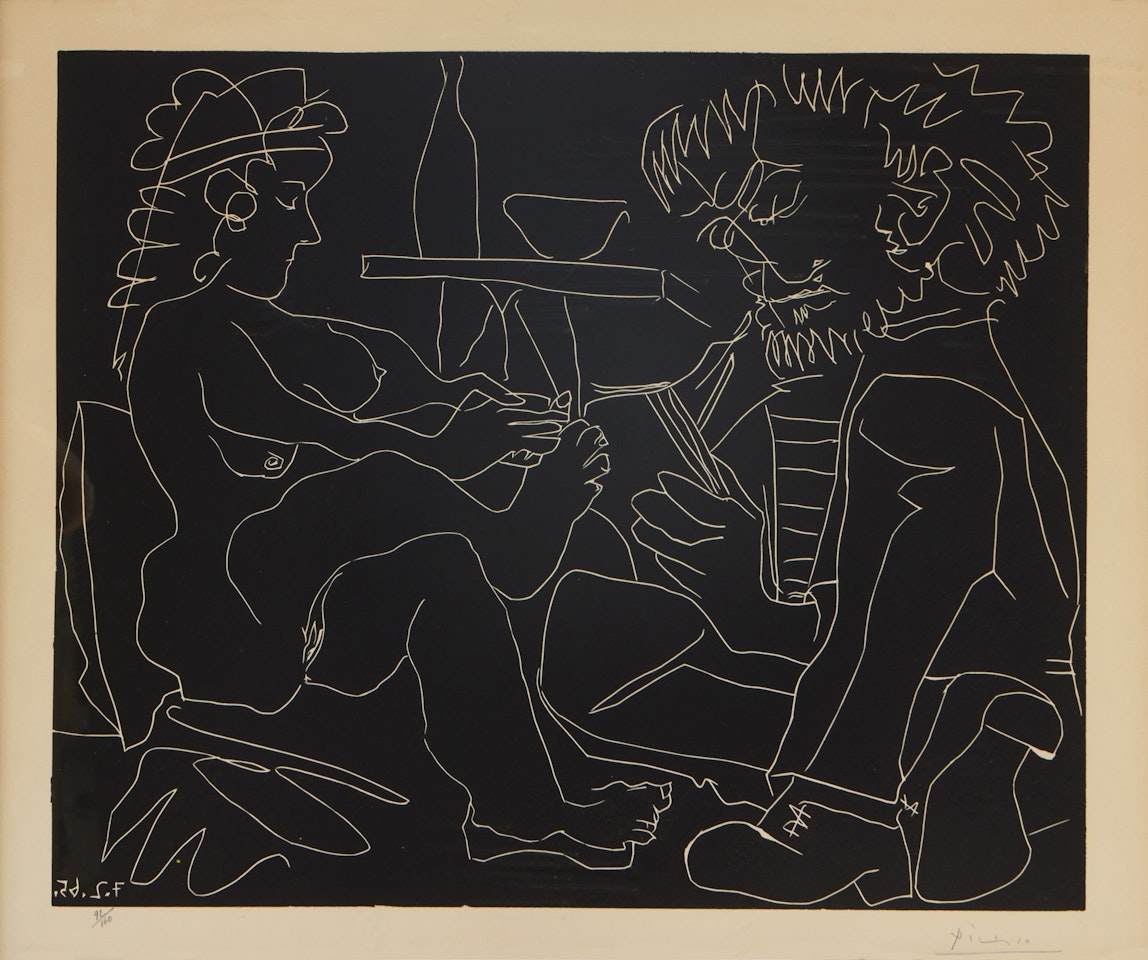 Le Peintre et son modèle (Bloch 1194; Baer 1357) by Pablo Picasso