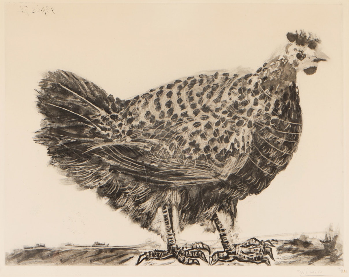 La Poule (Bloch 694; Baer 896) by Pablo Picasso