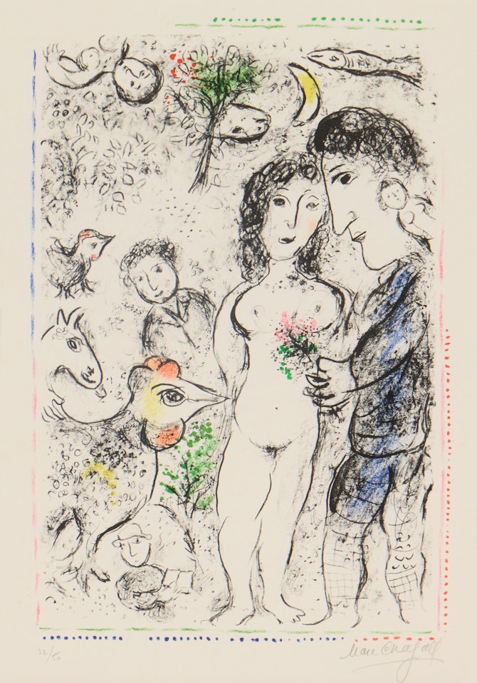 Recollections of a Spring (Mourlot 1019) by Marc Chagall