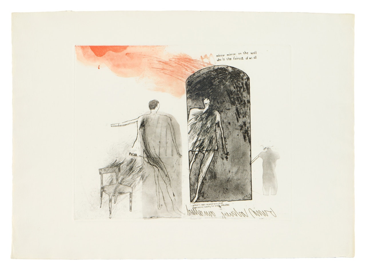 Mirror Mirror on the Wall (Scottish Arts Council 10; Museum of Contemporary Art Tokyo 10) by David Hockney