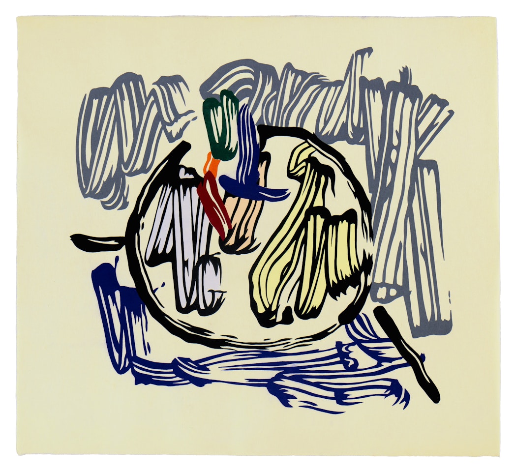 Apple with Gray Background , from Seven Apple Woodcuts (Corlett 194; RLCR 3102) by Roy Lichtenstein