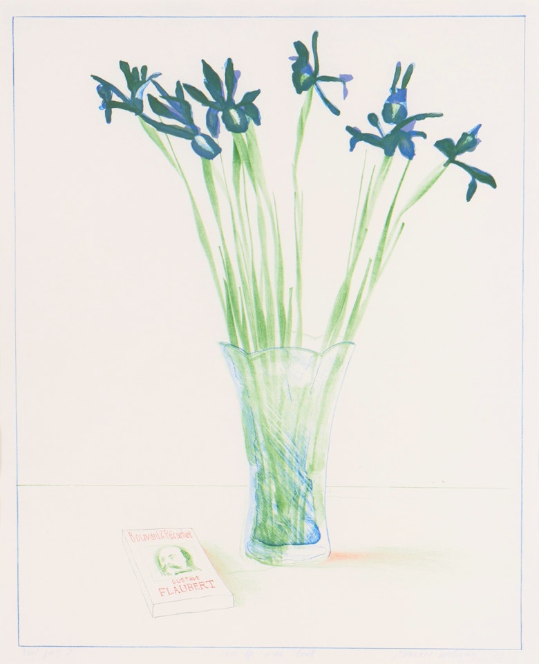 Still Life with Book (Scottish Arts Council 144; Museum of Contemporary Art, Tokyo 135) by David Hockney