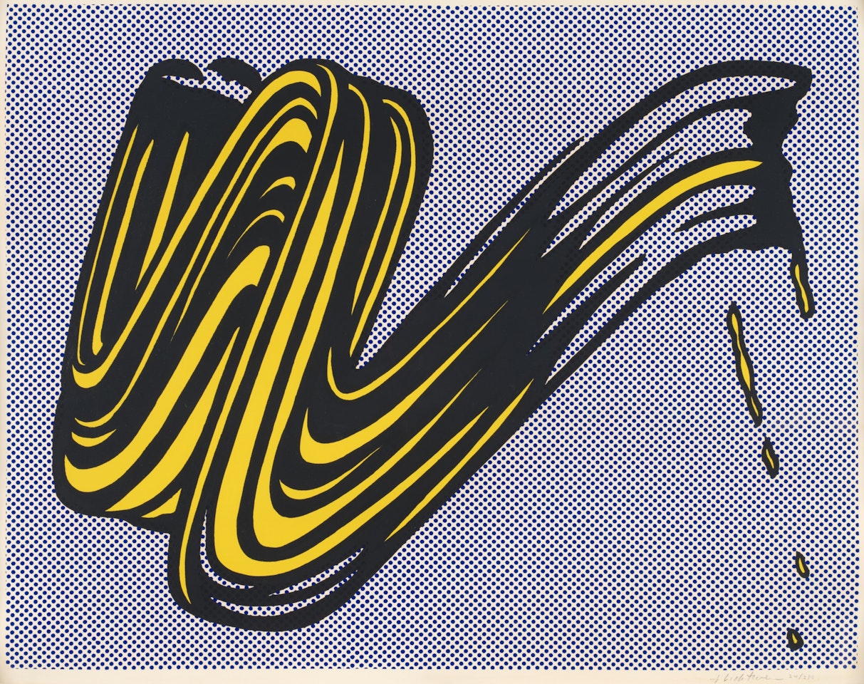 Brushstroke (Corlett II.5; RLCR 1021) by Roy Lichtenstein