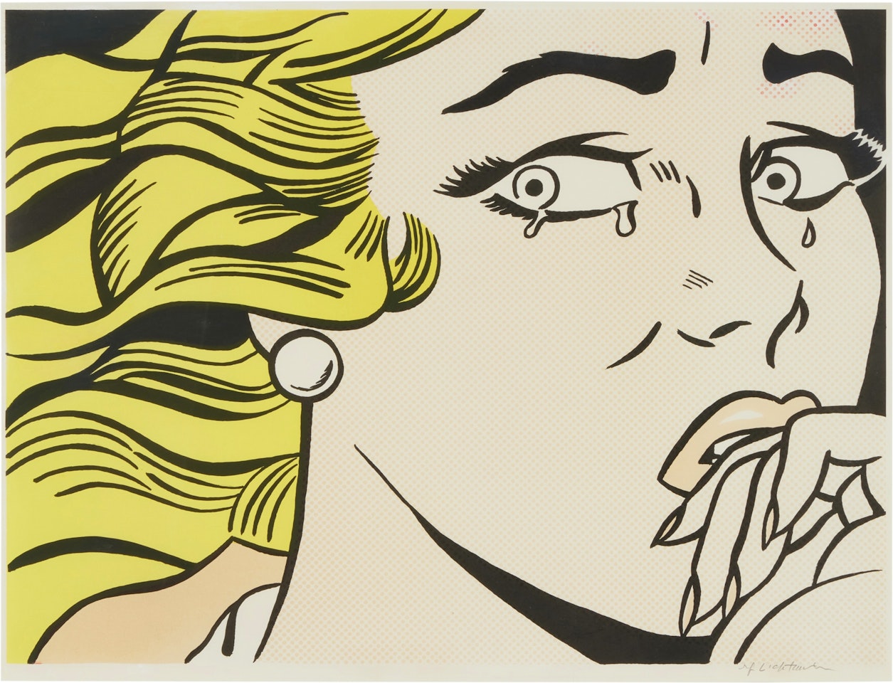 Crying Girl (Corlett II.1; RLCR 759) by Roy Lichtenstein