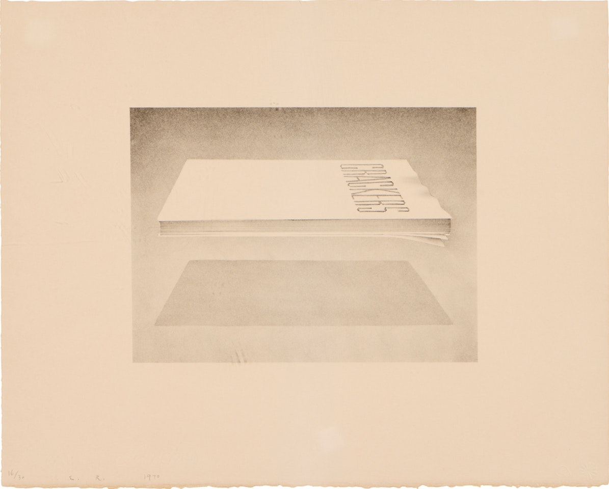 Crackers (Engberg 50) by Ed Ruscha
