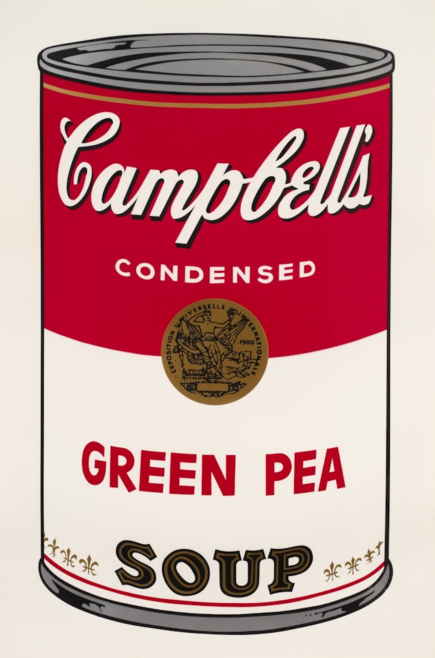 Green Pea , from Campbell"s Soup I (Feldman & Schellmann II.50) by Andy Warhol