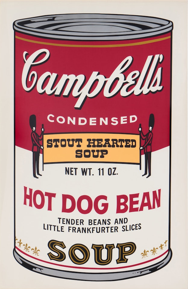 Hot Dog Bean, from Campbell"s Soup II (Feldman & Schellmann II.59) by Andy Warhol