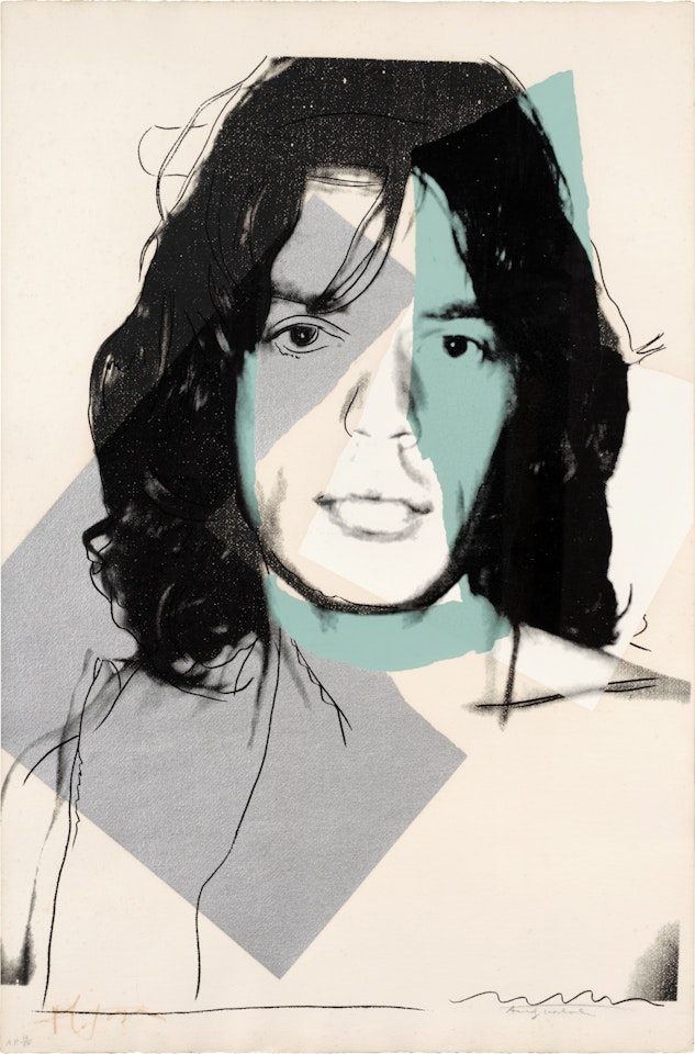 Mick Jagger (Feldman & Schellmann II.138) by Andy Warhol