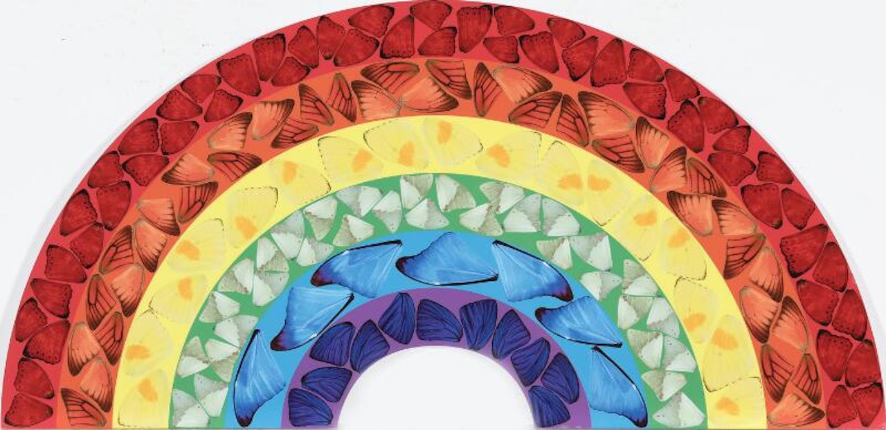 “Butterfly Rainbow” (H7-1) by Damien Hirst