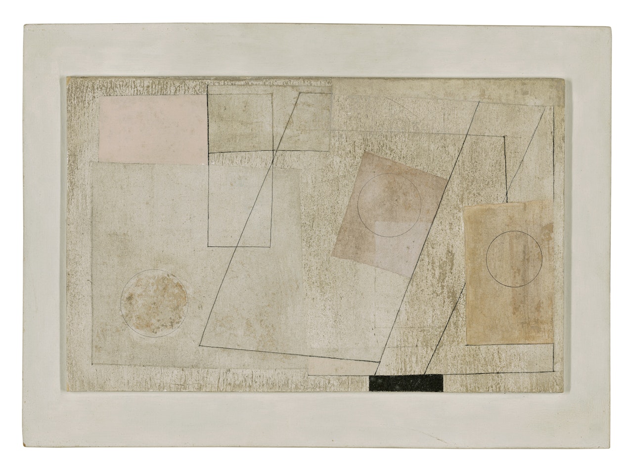 1945 (three circles) by Ben Nicholson, O.M.