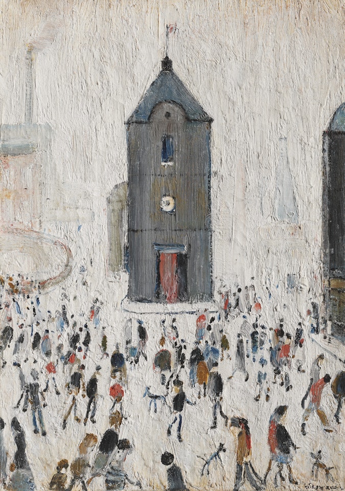 The Black Church by Laurence Stephen Lowry