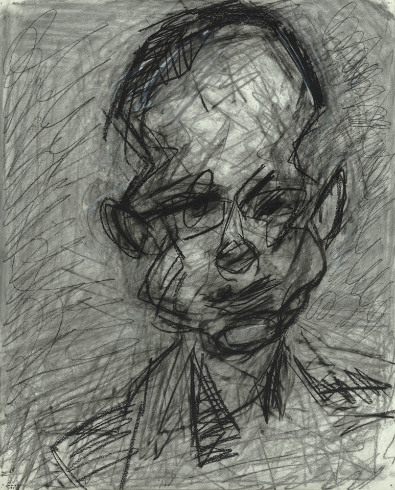 Head of David Landau by Frank Auerbach