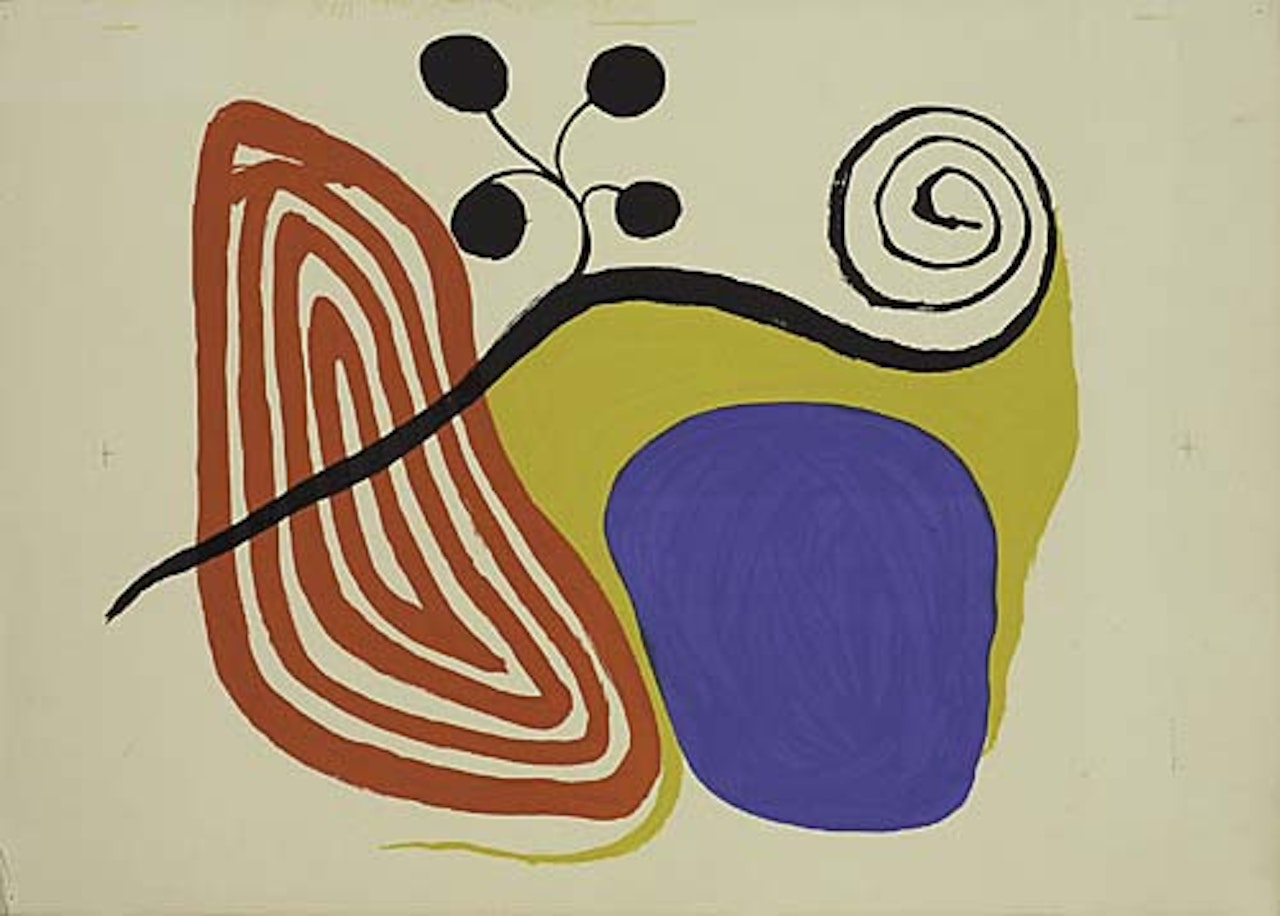 Group of 6 color lithographs. by Alexander Calder