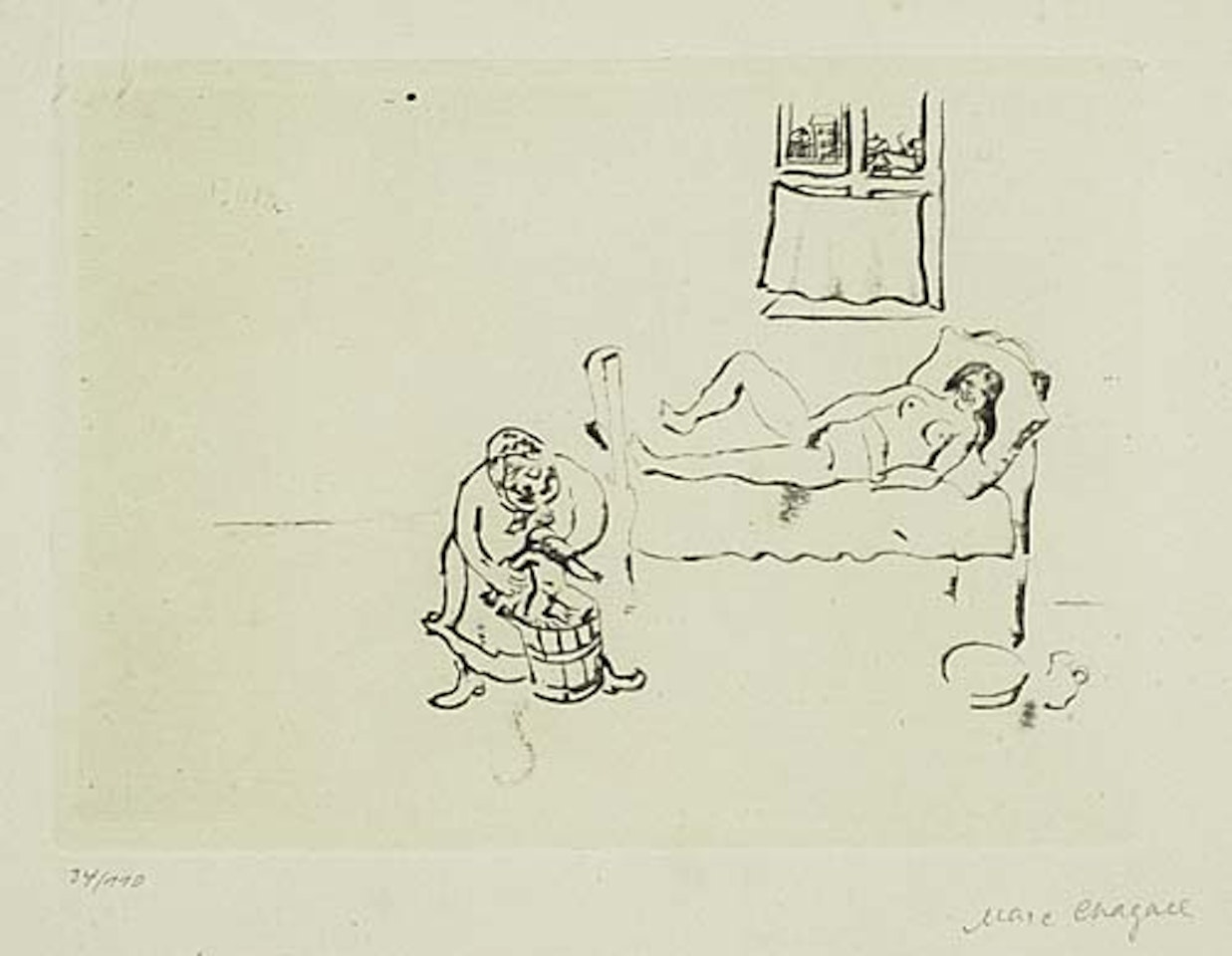 Geburt by Marc Chagall