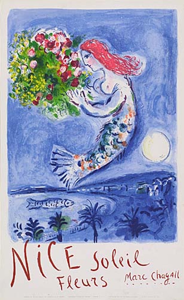 The Bay of Angels by Marc Chagall
