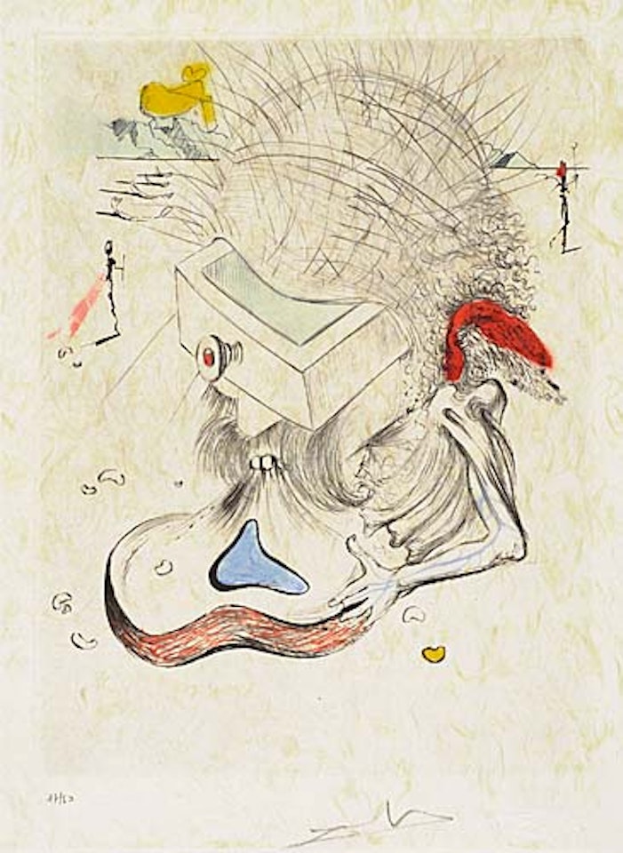 Poèmes secrets d'Apollinaire by Salvador Dali