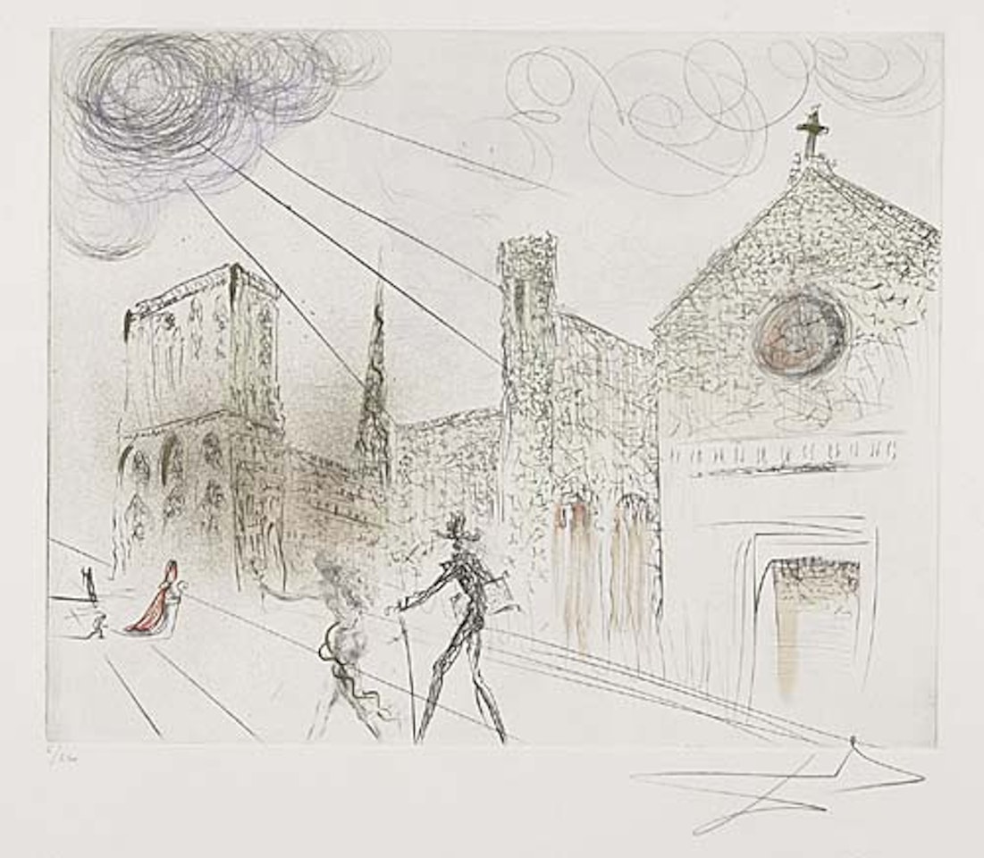 Notre-Dame de Paris by Salvador Dali