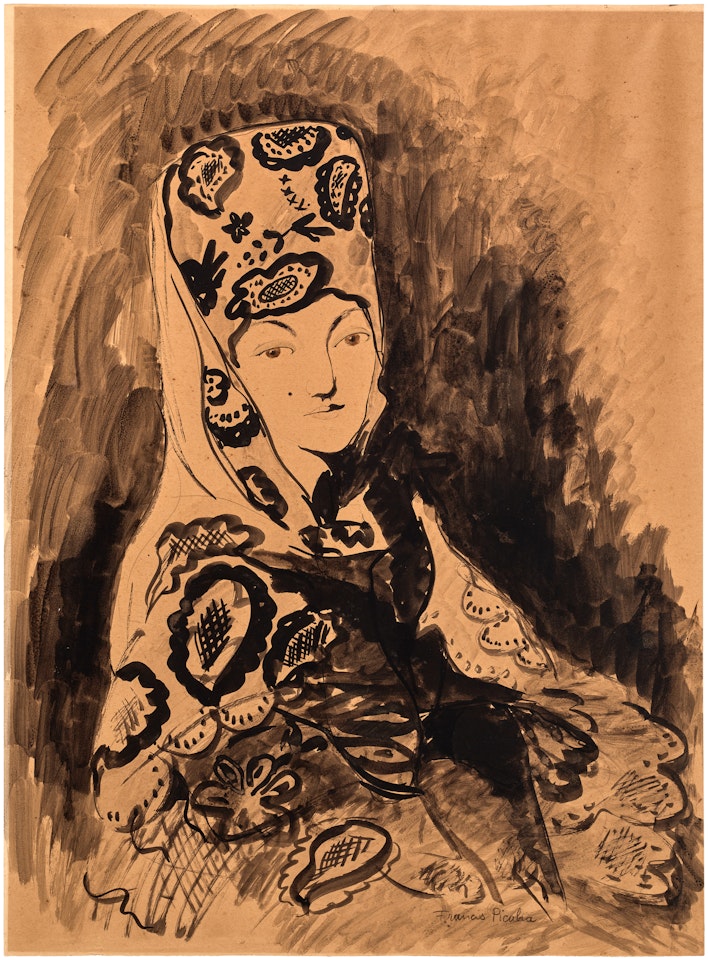 Espagnole à la mantille by Francis Picabia