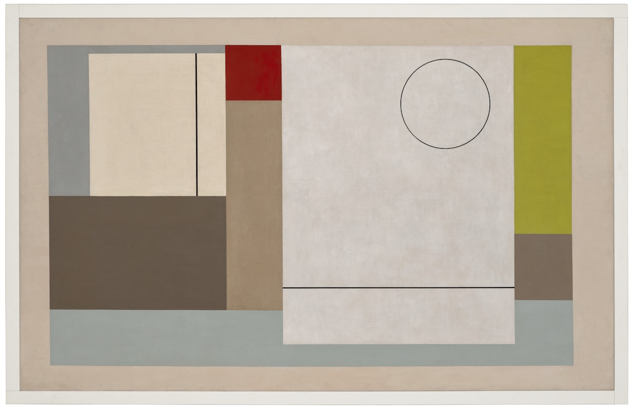 December 1942 - April 1944 (abstract painting) by Ben Nicholson, O.M.