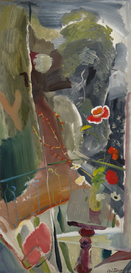 Balcony with Flowers by Ivon Hitchens