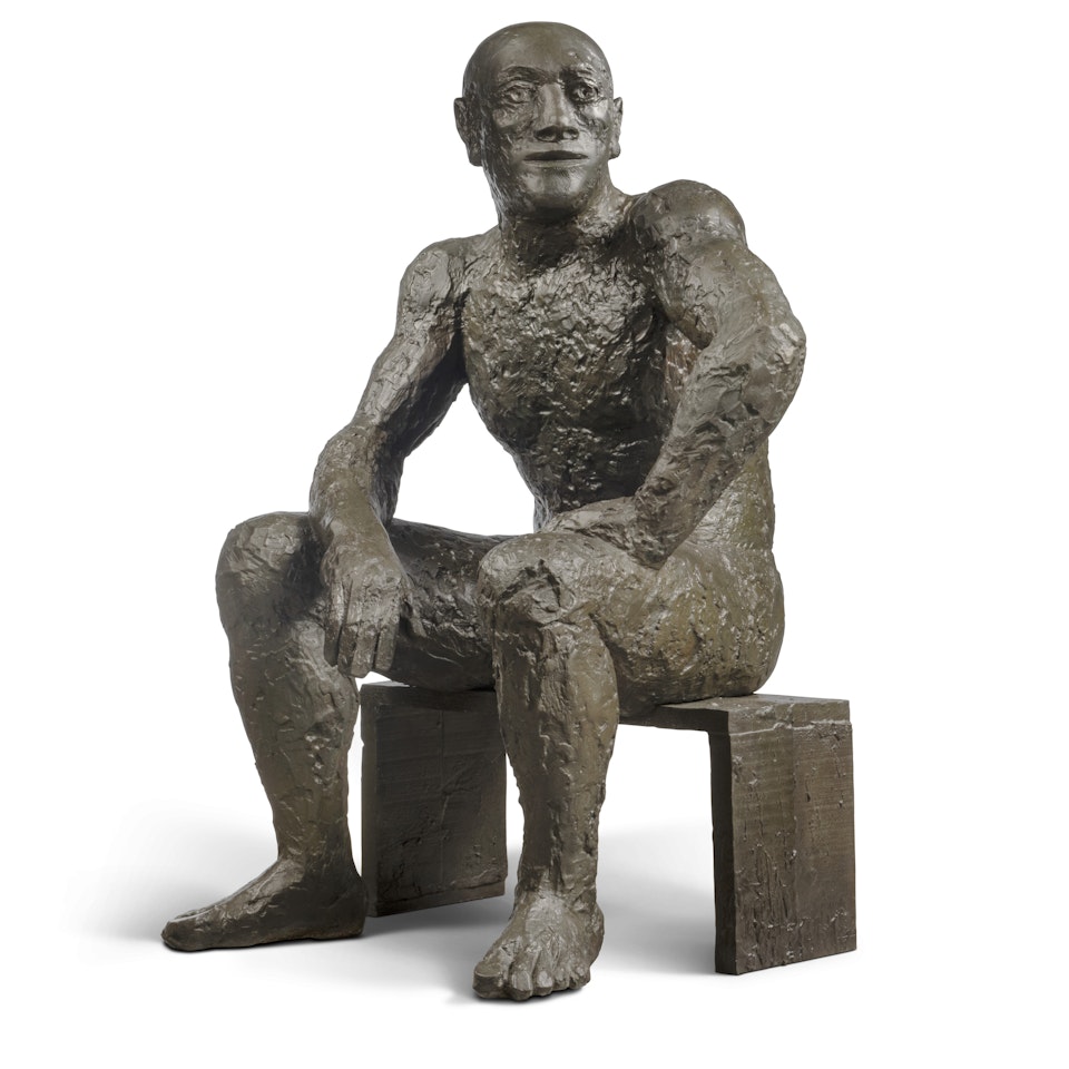 Seated Man II by Elisabeth Frink