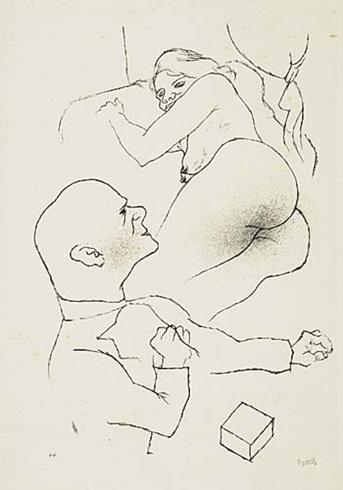 Dr. S. und Frau by George Grosz