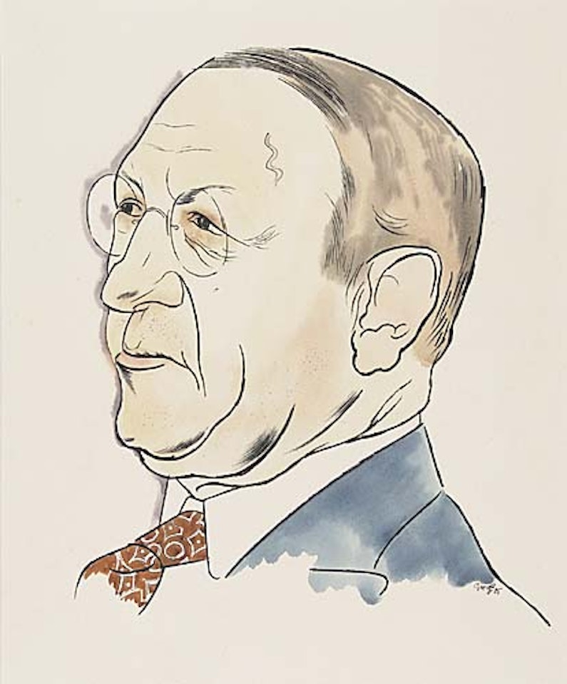 Portrait eines Herren--Max Hermann-Neisse by George Grosz
