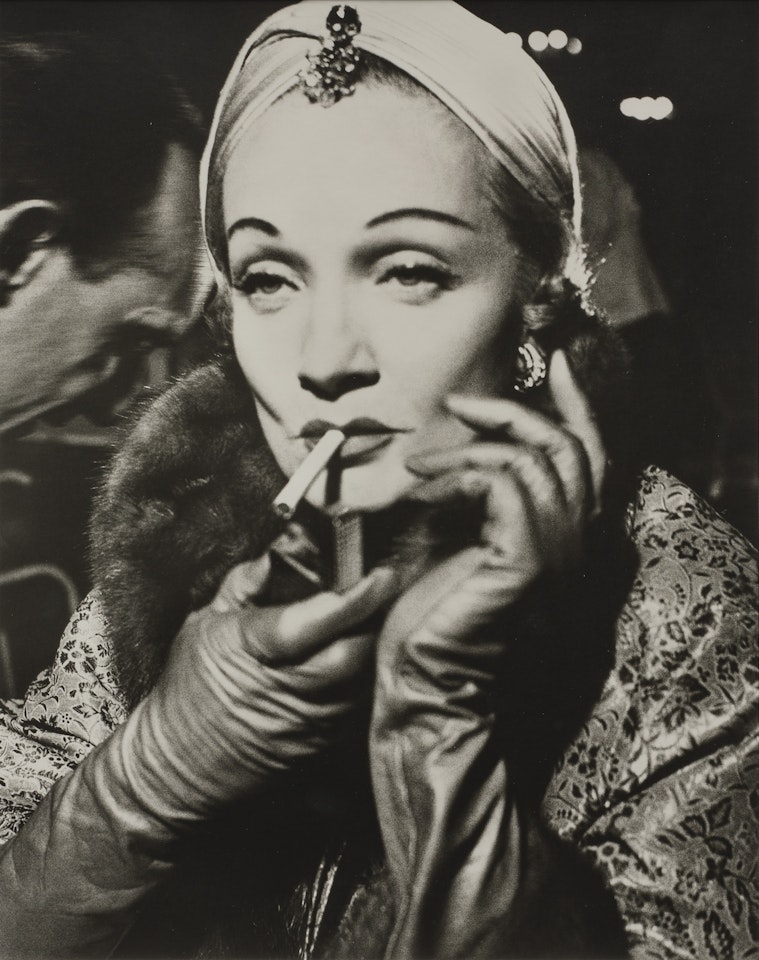 Marlene Dietrich, Turban by Dior, The Ritz, Paris, August by Richard Avedon