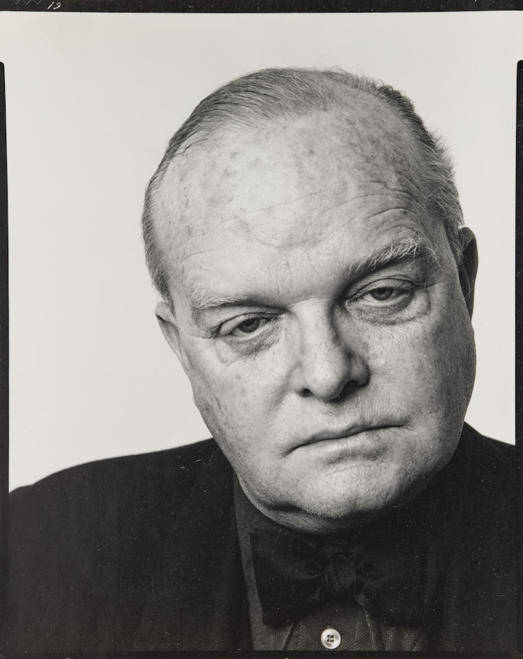 Truman Capote, writer, New York City, 12-18-74 by Richard Avedon