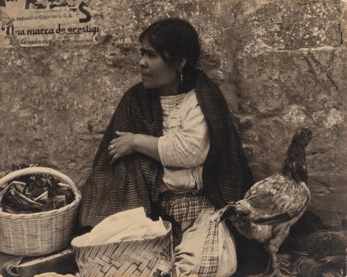 Woman with Hen, Tenancingo, Mexico by Paul Strand
