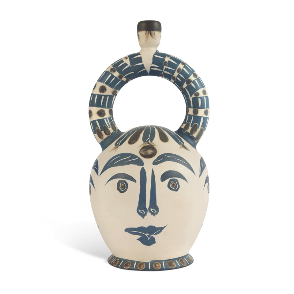 Vase aztèque aux quatre visages (A. R. 402) by Pablo Picasso