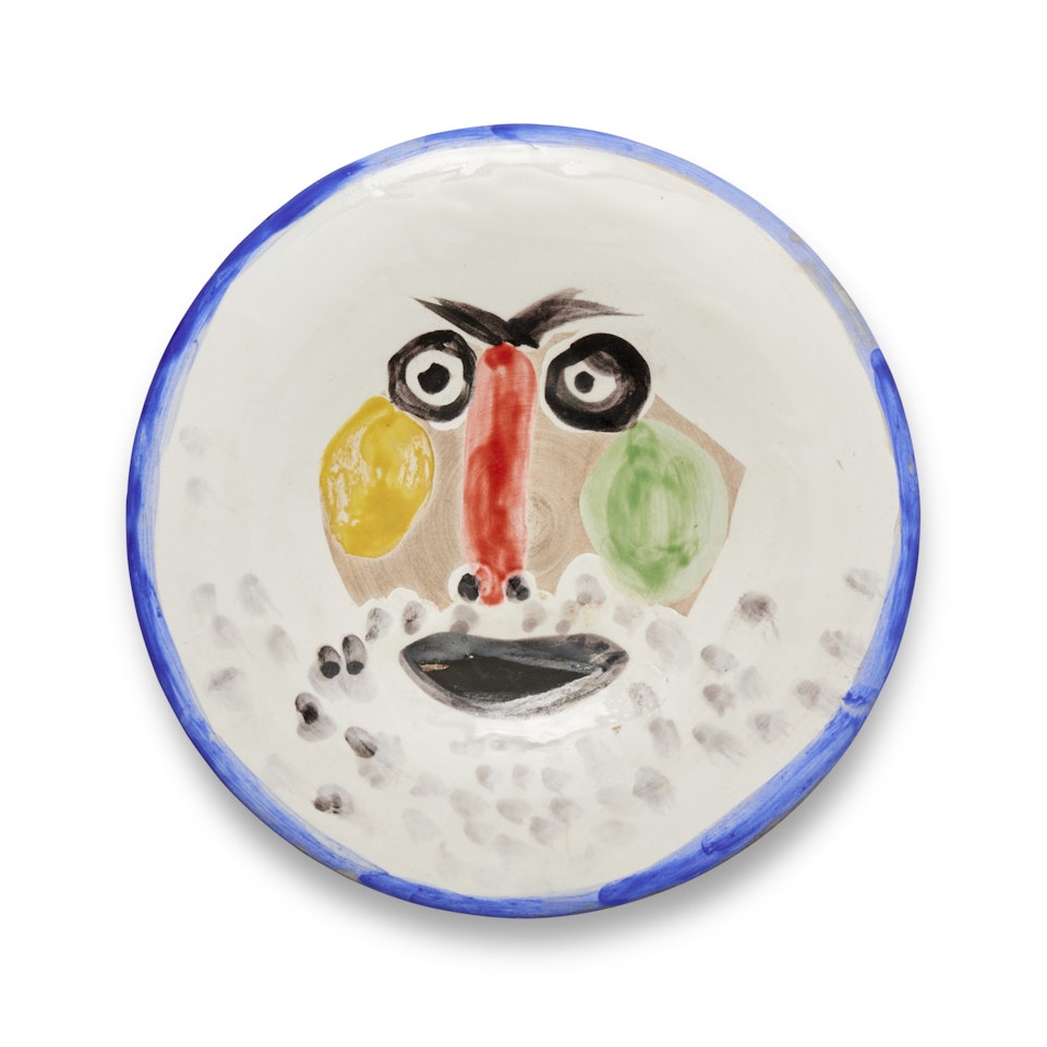 Visage no. 203 (A. R. 496) by Pablo Picasso