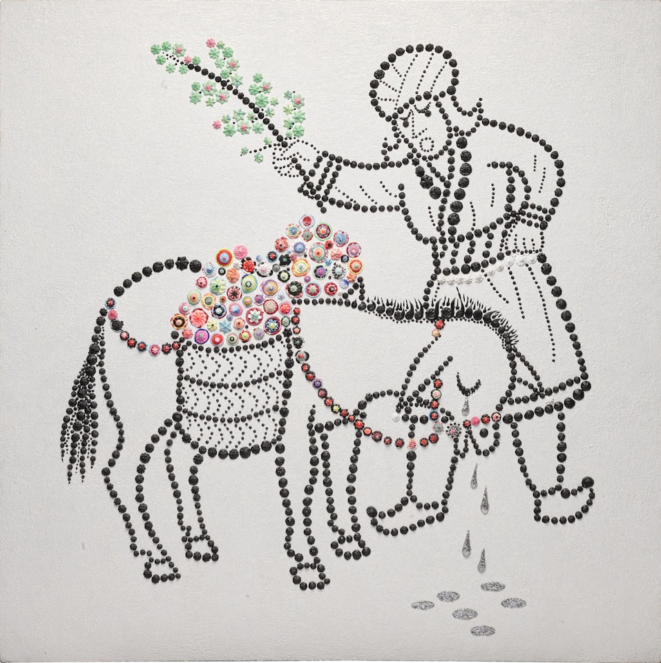 Crying Donkey by Farhad Moshiri