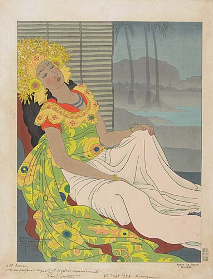 Après la Danse by Paul Jacoulet