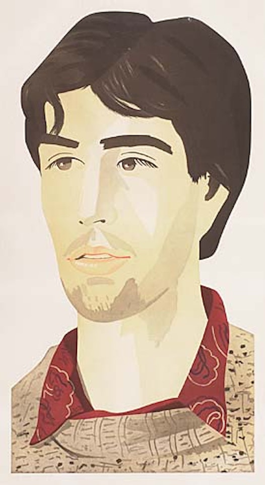 Large Head of Vincent by Alex Katz
