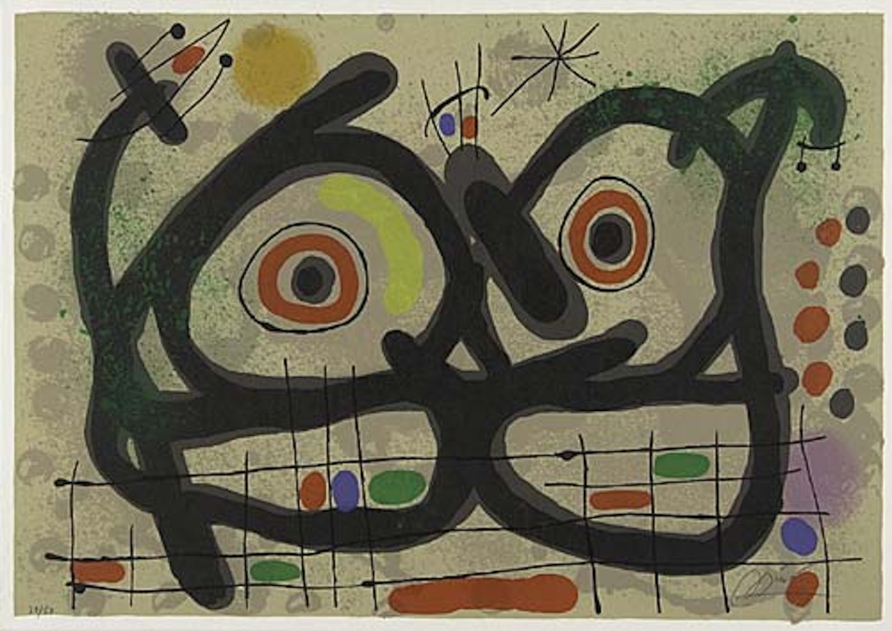 Le Lézard aux Plumes d'Or by Joan Miró