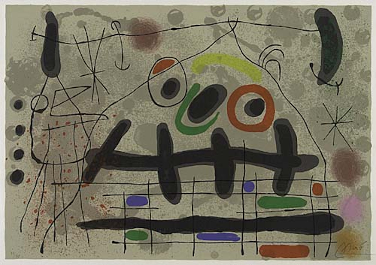Le Lézard aux Plumes d'Or by Joan Miró