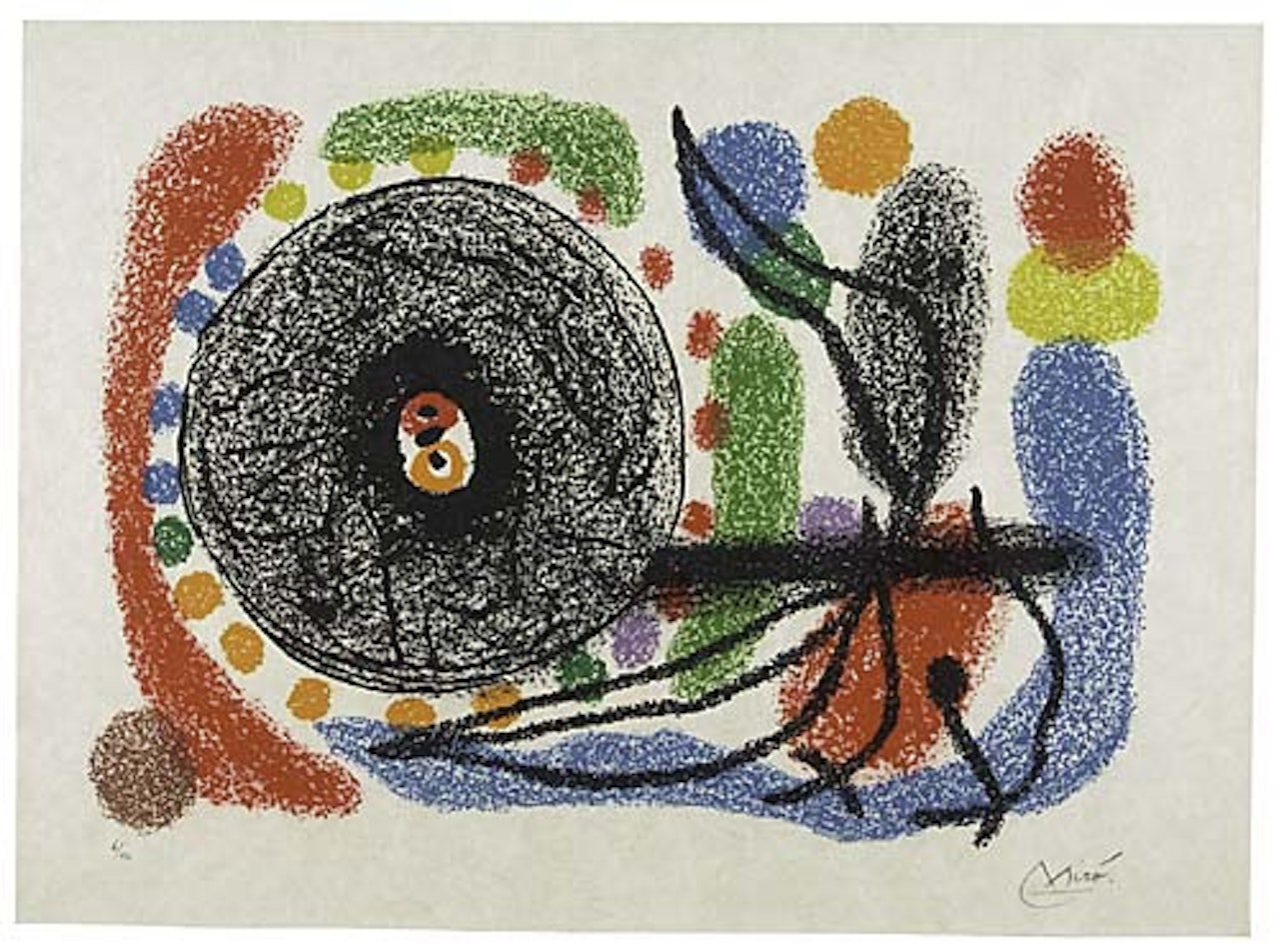 Le Lézard aux Plumes d'Or by Joan Miró