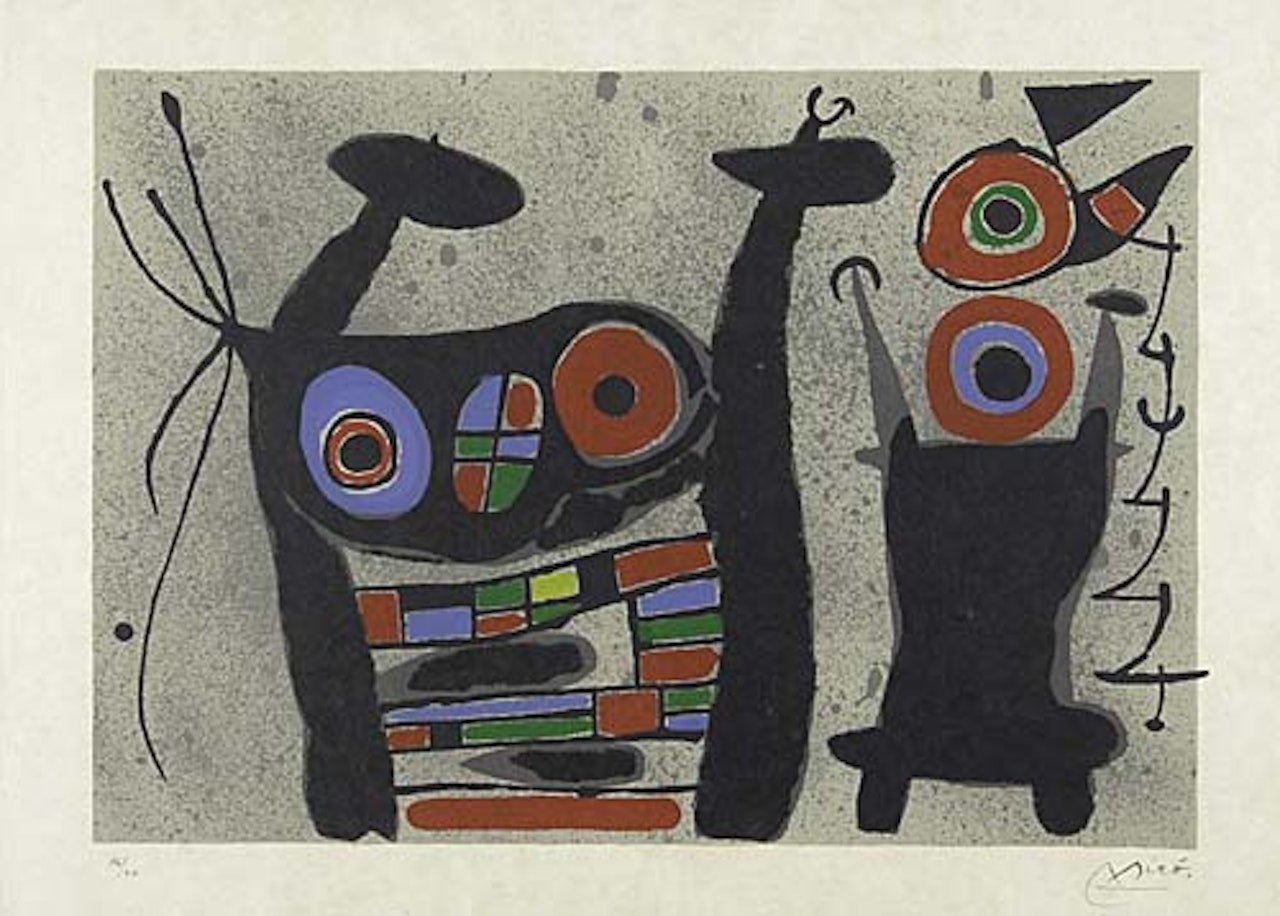 Le Lézard aux Plumes d'Or by Joan Miró