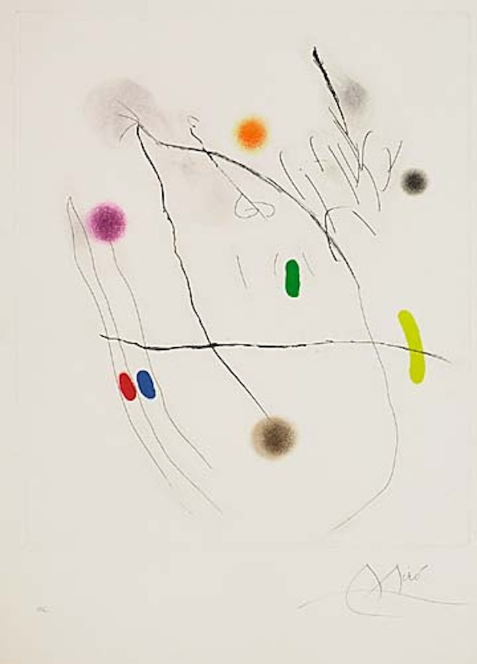 Gravé sur le Givre II by Joan Miró