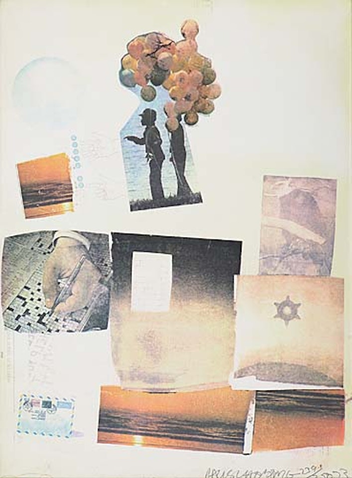 Collage by Robert Rauschenberg