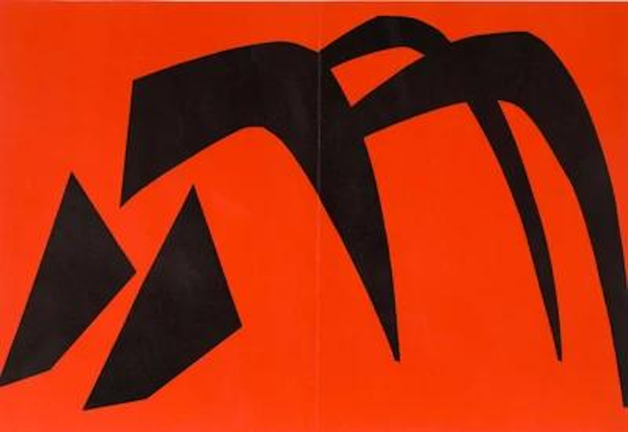 Ohne Titel, aus: Derrière le miroir by Alexander Calder