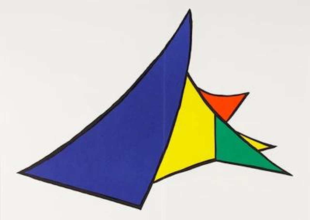 Ohne Titel, aus: Derrière le miroir by Alexander Calder