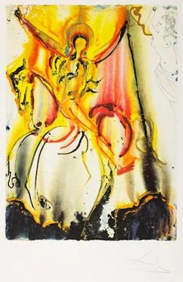 Le Cavalier Triomphant by Salvador Dali