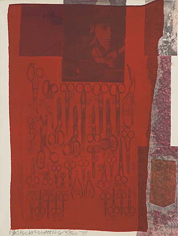 More Distant Visible Part of the Sea by Robert Rauschenberg