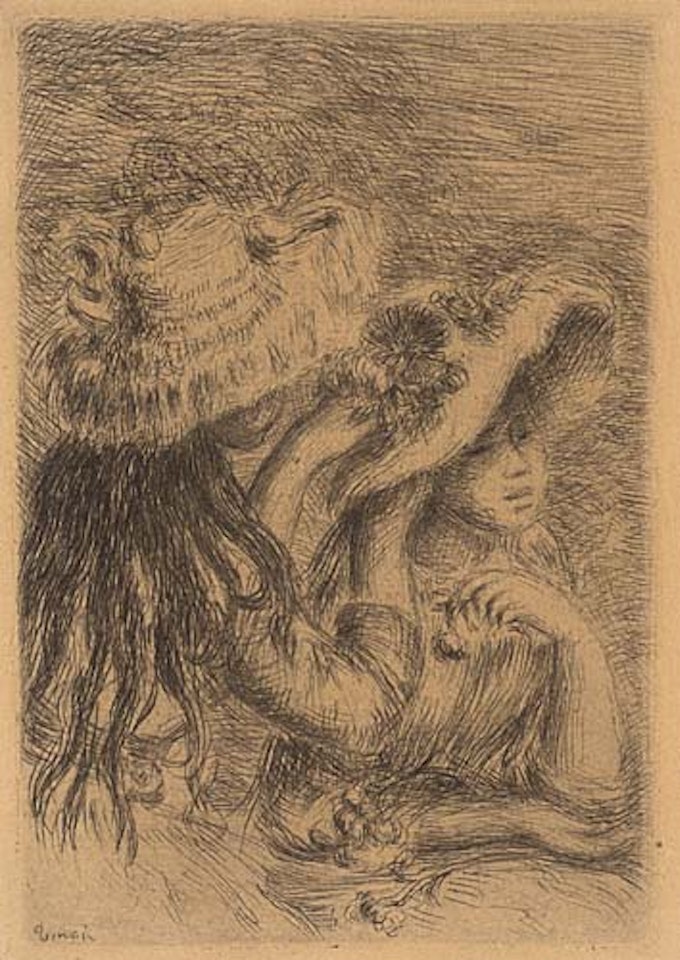 Le Chapeau Épinglé (3e Planche) by Pierre-Auguste Renoir