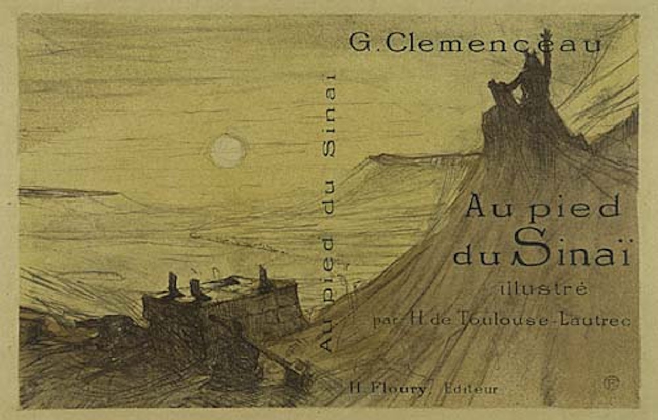 Au Pied du Sinai, Couverture by Henri de Toulouse-Lautrec