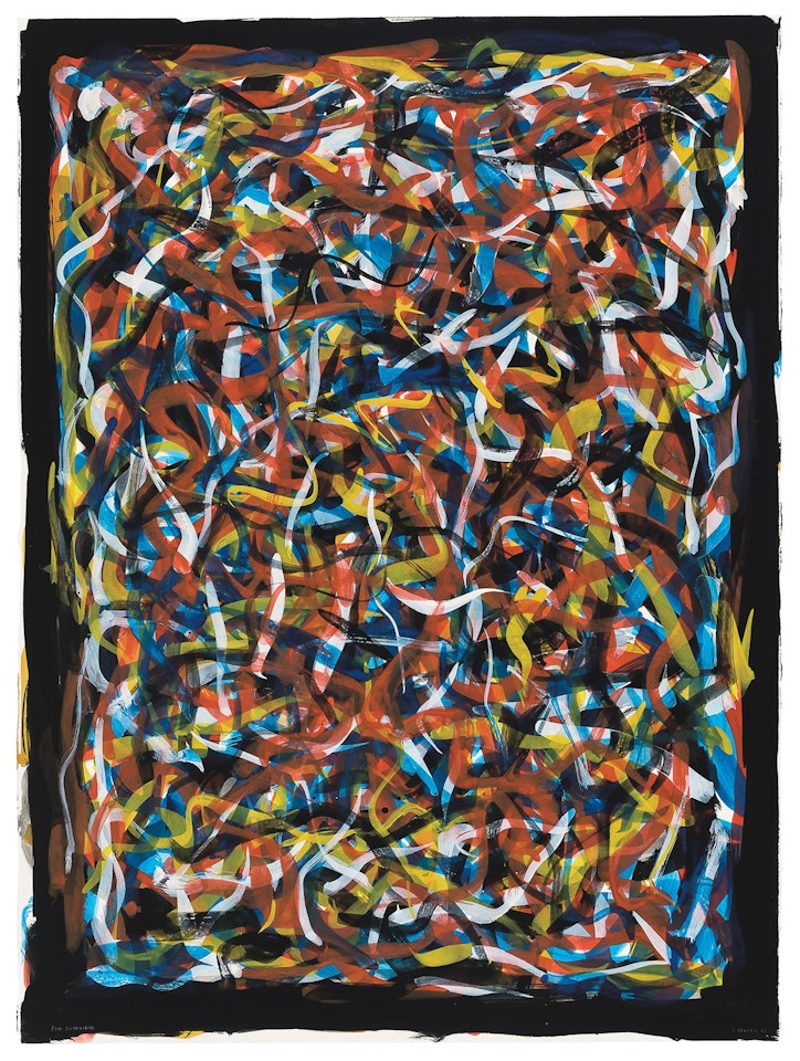 Brushstrokes in All Directions by Sol LeWitt